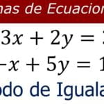 Resolviendo sistemas de ecuaciones con el método de igualación